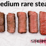 medium rare steak