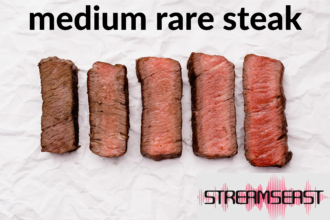 medium rare steak