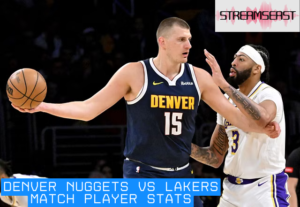 denver nuggets vs lakers match player stats