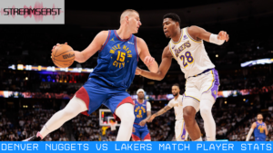 denver nuggets vs lakers match player stats