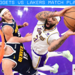 denver nuggets vs lakers match player stats