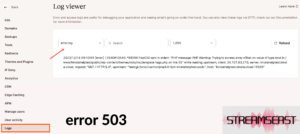 error 503