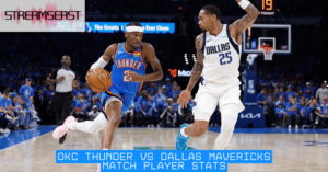 okc thunder vs dallas mavericks match player stats