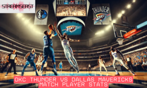 okc thunder vs dallas mavericks match player stats